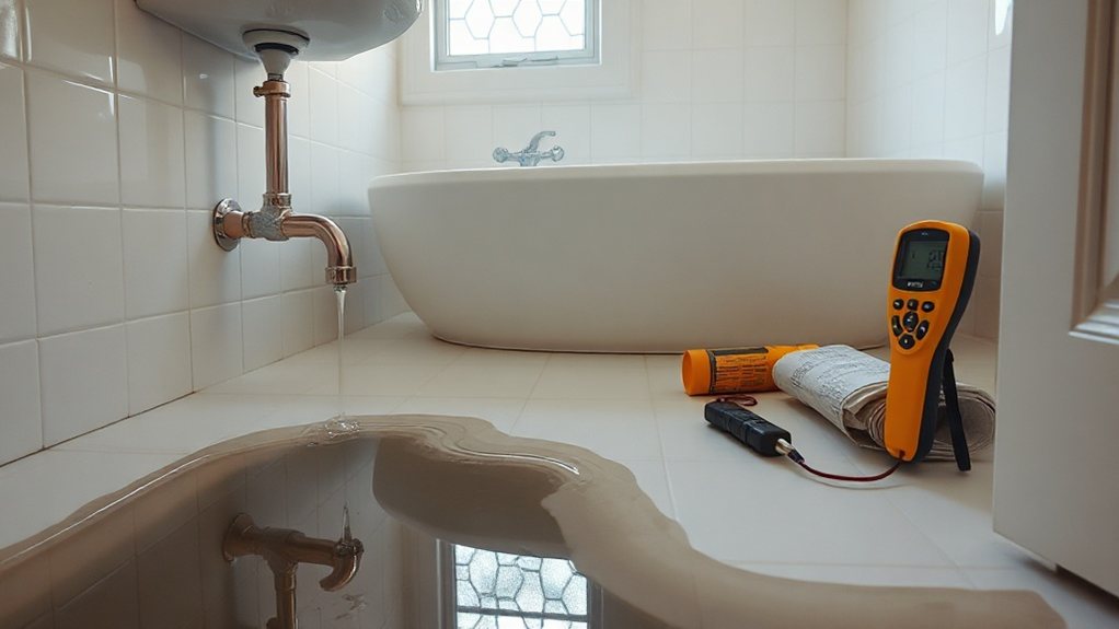 Insurer-ready escape of water trace and access report in Staines-upon-Thames