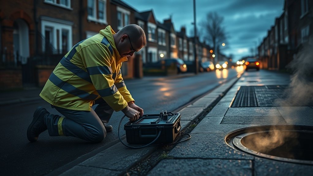 No-dig underground leak detection equipment in Staines-upon-Thames